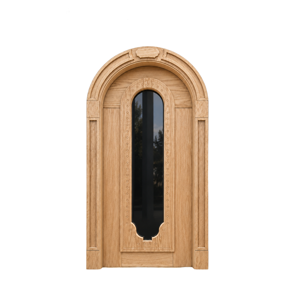 درب ورودی چوبی کلاسیک W9019