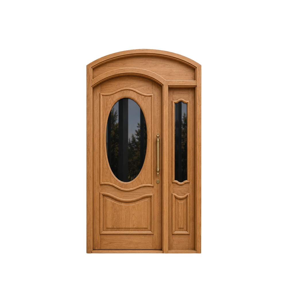 درب ورودی چوبی کلاسیک W9020